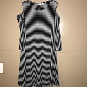 Westbound cold shoulder dress